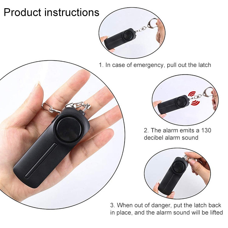AF-9400 130dB Personal Alarm Pull Ring Women Anti-Wolf Alarm Self-Defense Keychain AF-9400 130dB Personal Alarm Pull Ring Women Anti-Wolf Alarm Self-Defense Keychain